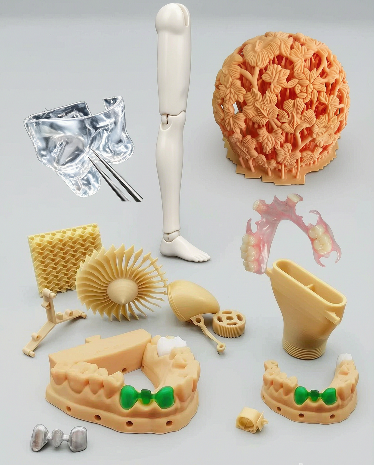 全系列光固化3D打印树脂 牙科/工业/珠宝/手办专用材料
